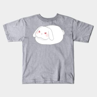 Loaf red eye white holland lop rabbit | Bunniesmee Kids T-Shirt